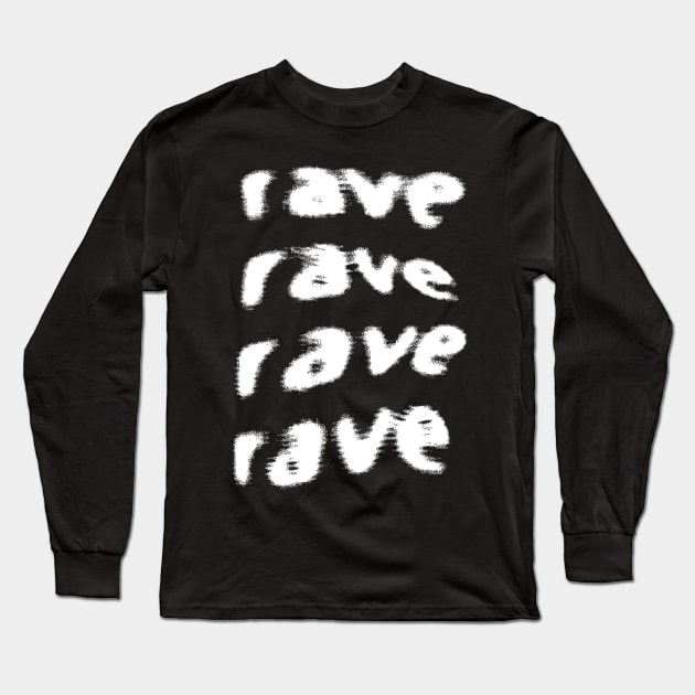 Sad Vibes Only / Glitch Typography Design Long Sleeve T-Shirt by DankFutura